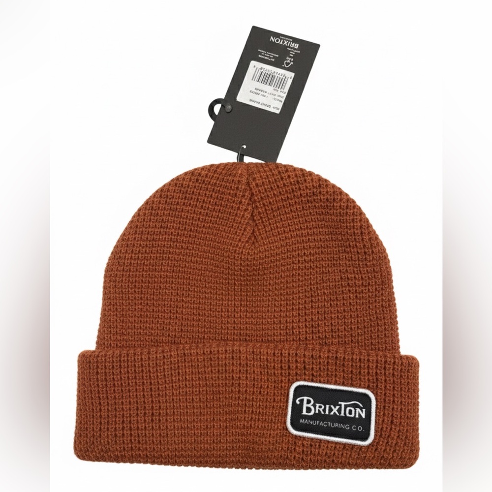 Brixton Rust Orange Grade Beanie - NWT
